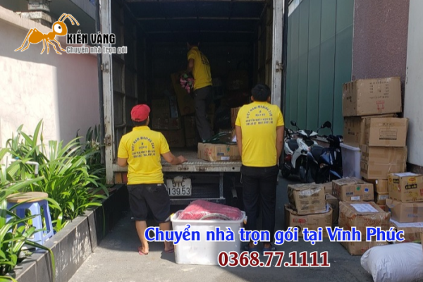 dịch vụ chuyển nhà tại Vĩnh Phúc của Kiến Vàng