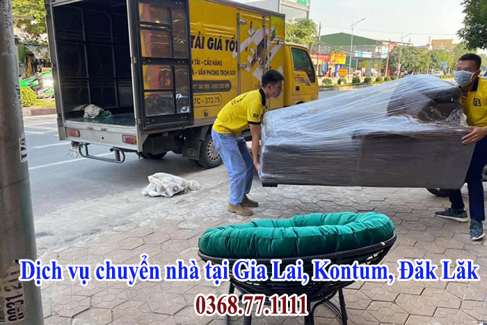 Dịch vụ chuyển nhà tại Gia Lai, Kontum, Đăk Lăk