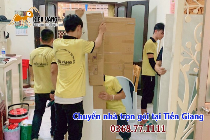 Kiến Vàng cung cấp dịch vụ chuyển nhà trọn gói tại Tiền Giang