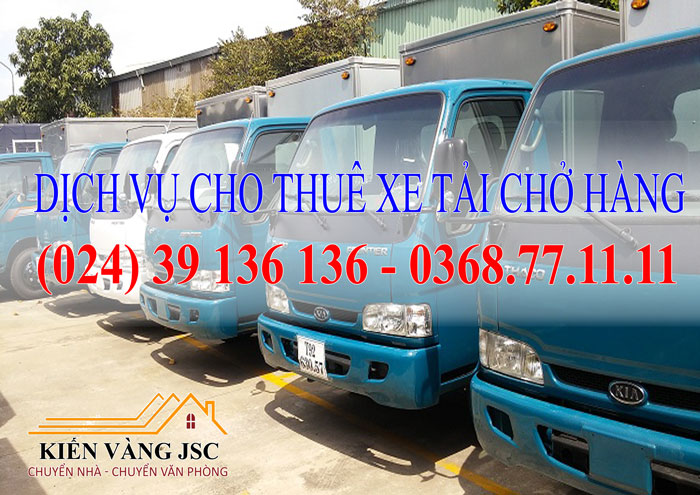 Dịch vụ cho thuê xe tải chở hàng tại Hà Nội